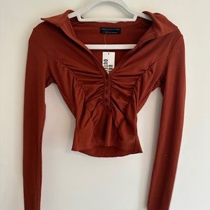 Urban outfitters sinch waist top